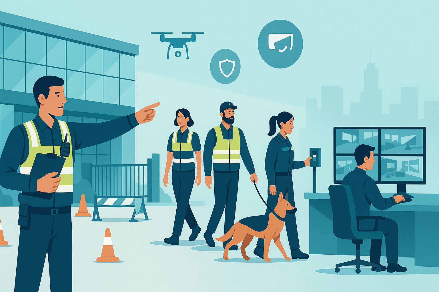 Security team illustration